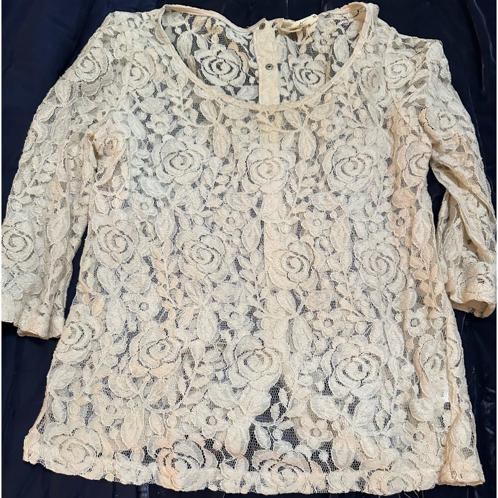 Lace top.
